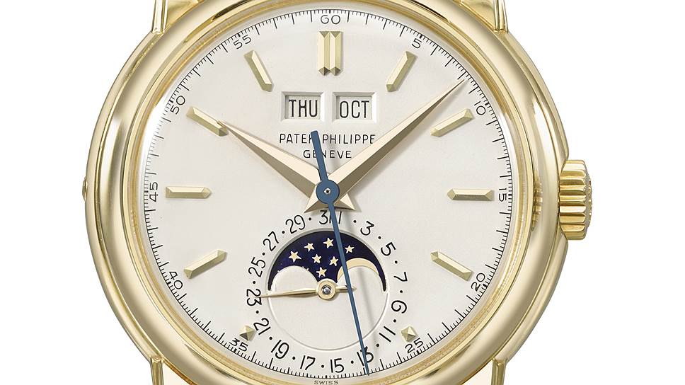 Похожие часы на аукционе в Нью-Йорке были проданы за 132 тыс. швейцарских франков. На Christie&#39;s Patek Philippe (ref. 3448) оценивается вдвое выше. Возможно, дело в том, что все представленные в Женеве часы в отменном состоянии, в отличие от нью-йоркских 

