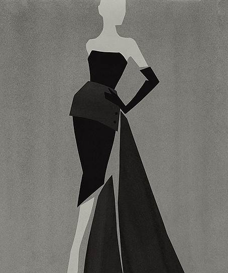 Платье Frac, сезон &quot;осень-зима 1949&quot;, коллекция Milieu du Siecle. cMats Gustafson 
