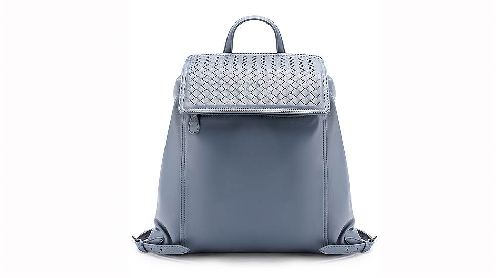 Кожаный рюкзак Bottega Veneta с плетением intrecciato