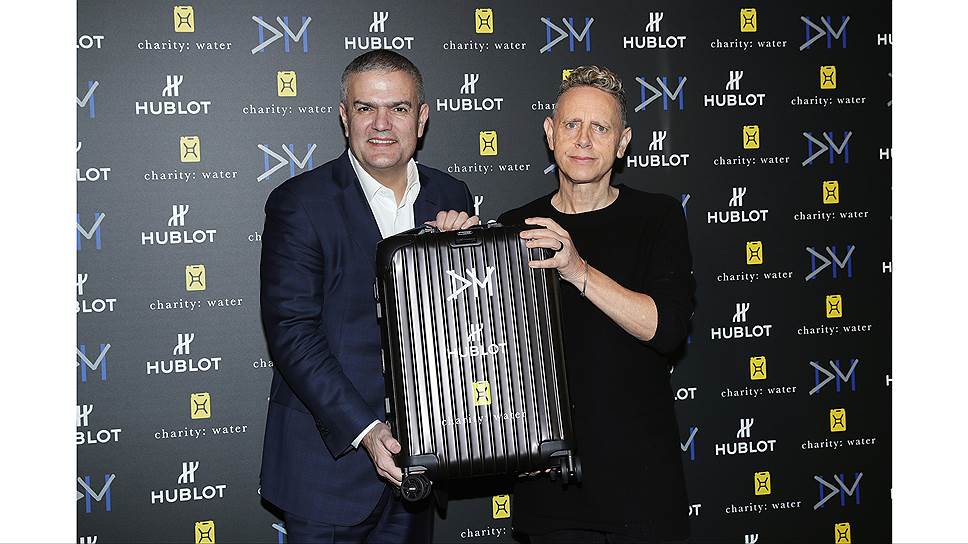 Рикардо Гвадалупе, генеральный директор Hublot, и Мартин Гор, лидер группы Depeche Mode, представляют совместный проект 

