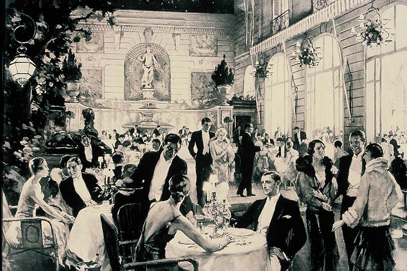 В саду Ritz проходили самые шумные праздники парижских &quot;Безумных лет&quot; 

