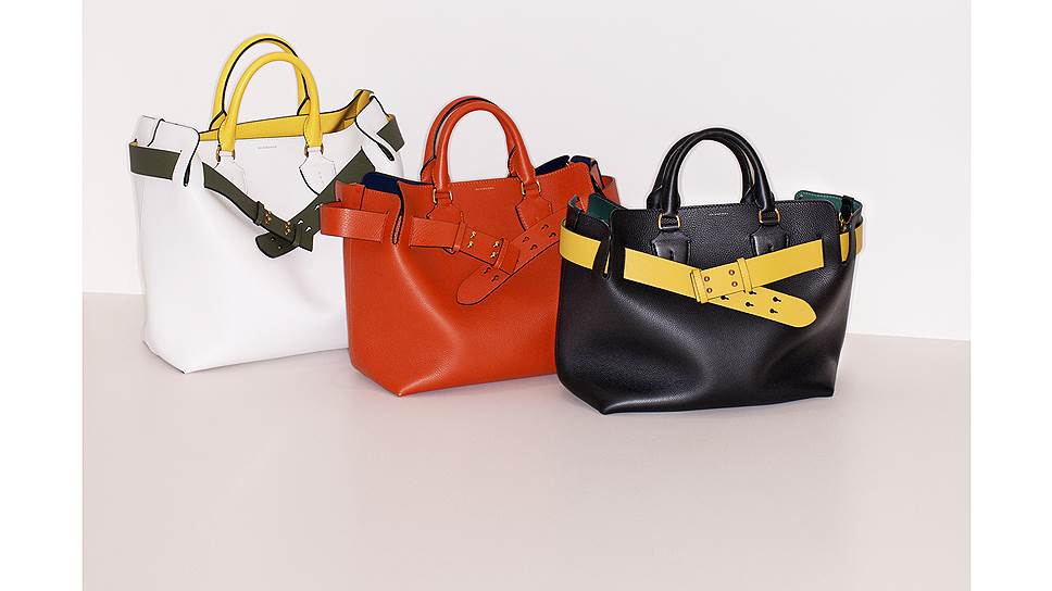 Ключевая деталь The Belt Bag — она же сумка-ремень Burberry — напоминает пояс знаменитого тренча. В марте в продажу поступила сумка большого и среднего размера. В мае ждем маленькую