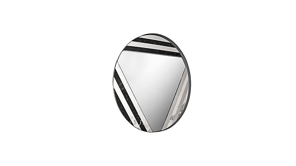 Зеркало Galdor из серии One to One Plus с мраморными вставками, дизайнер Армандо Бруно 