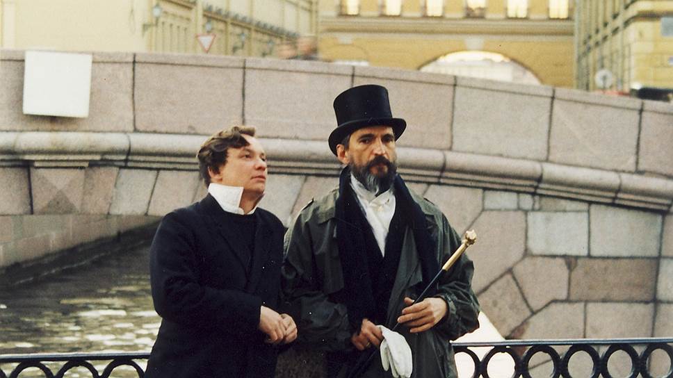 Андрей Хлобыстин и Тимур Новиков. 1999. Фото Марии Новиковой-Савельевой