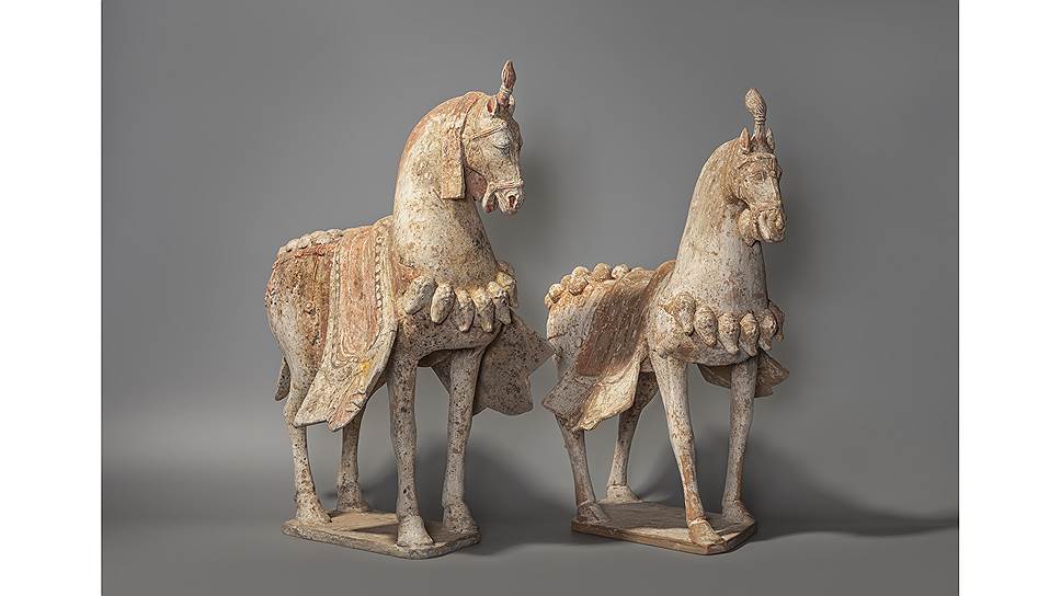 Скульптура лошади. Китай. 550–577 гг. н. э.