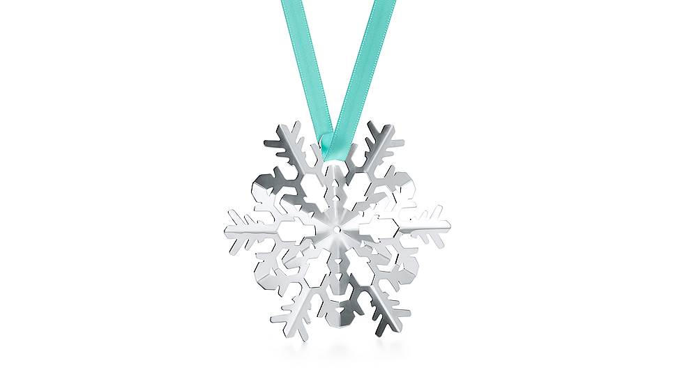 Украшение на елку Snowflake Silver Ornament, Tiffany &amp; Co. 