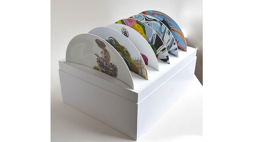 Подарочный набор из шести тарелок, Jeff Koons