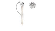 Chanel Fine Jewelry, серьги Perles Intemporelles, белое золото, жемчуг, бриллианты