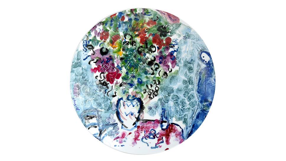 Чайный сервиз «Букет цветов Марка Шагала»  Bernardaud x Marc Chagall for Russia