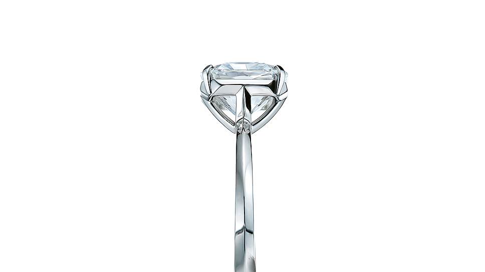 Помолвочное кольцо Tiffany True, платина, белый бриллиант