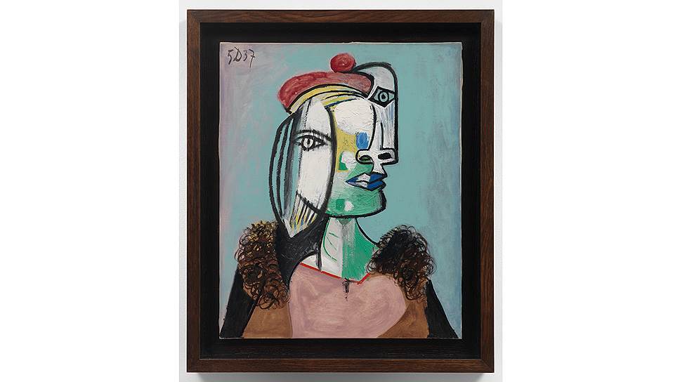 Пабло Пикассо, «Мария-Тереза в красном берете и с меховым воротником», 1937 год