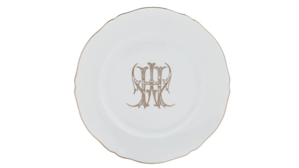 Фарфоровая тарелка Corona Monogram