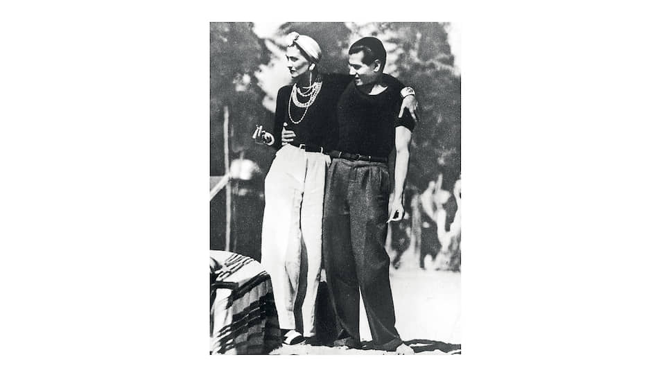 Коко Шанель и Серж Лифарь, 1937 год