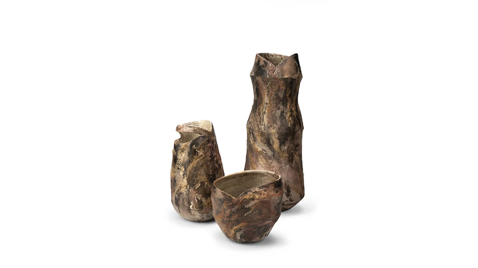 Серия ваз из керамогранита Oree дизайнера Клер Фреше