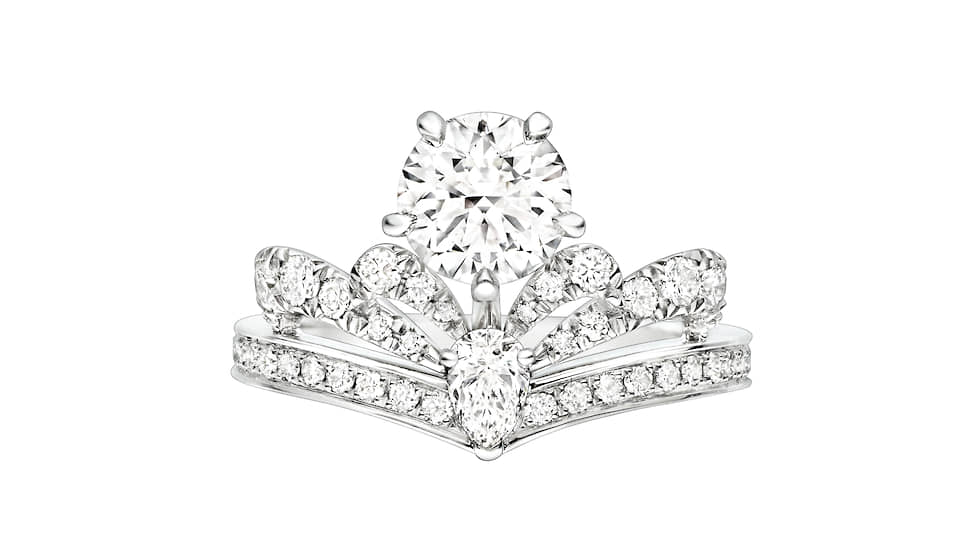 Помолвочное кольцо Josephine Splendeur Imperiale, платина, бриллианты