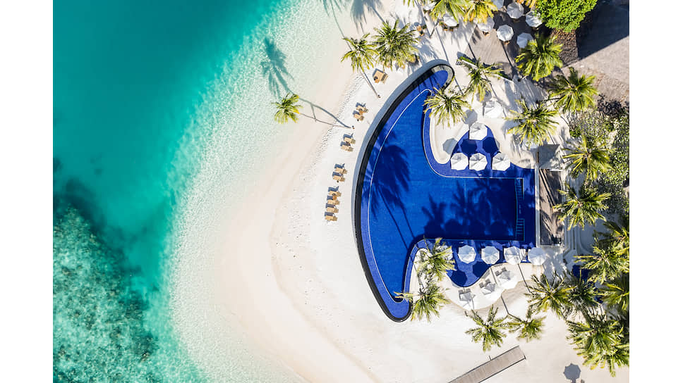 Вид на отель Conrad Maldives Rangali Island
