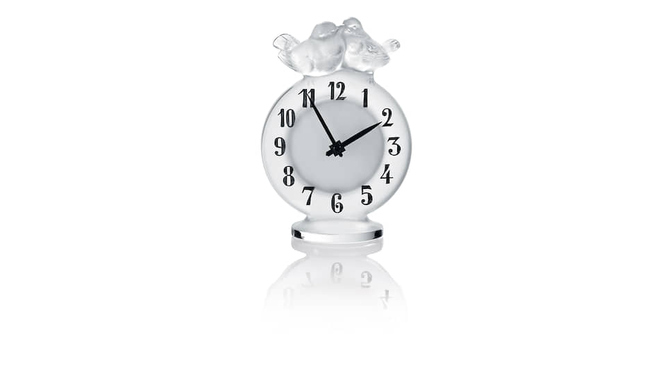 Часы «Антуанетта», Lalique, хрусталь