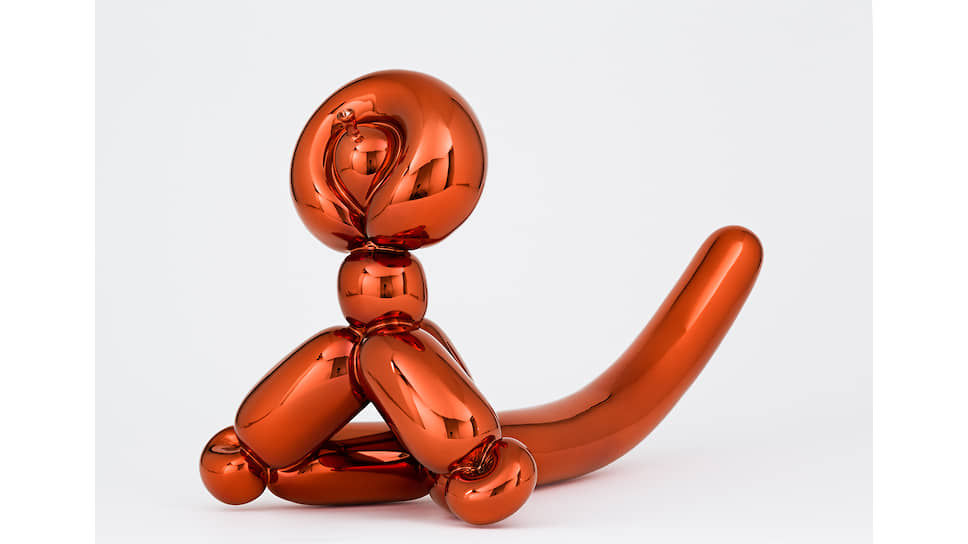 Balloon Monkey (Orange), скульптура Джеффа Кунса для Bernardaud