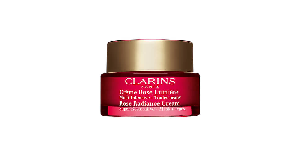 Восстанавливающий крем с эффектом сияния Rose Radiance Cream, Multi-Intensive, Clarins