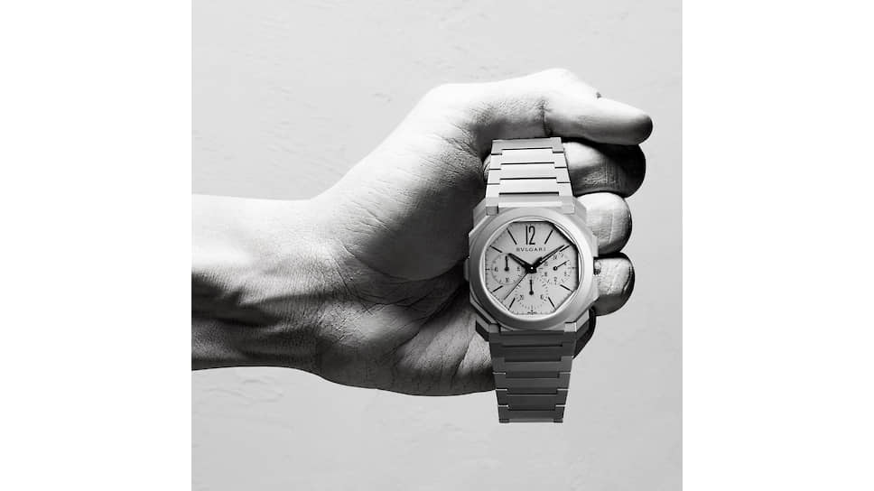 Bvlgari, Octo Finissimo Chronograph GMT Automatic. Самый тонкий в мире титановый хронограф, сделанный инженерами римской марки и талантливейшим дизайнером Фабрицио Буонамассой