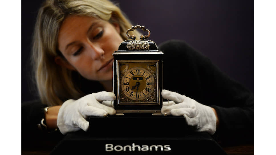 Настольные часы, принадлежавшие английской королеве Марии II