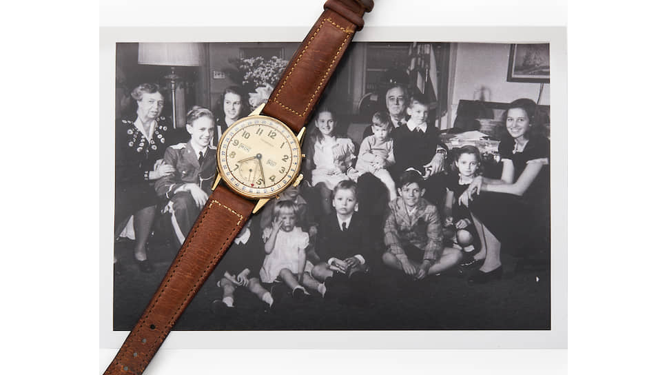 Золотые часы Tiffany & Co., подаренные президенту США Франклину Делано Рузвельту в день его рождения в 1945 году