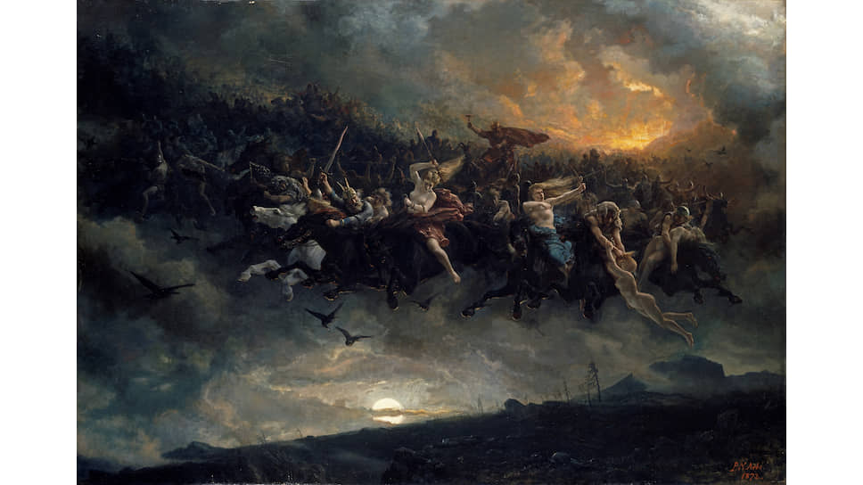 «Дикая охота Одина», Петер Николай Арбо, 1872 год  