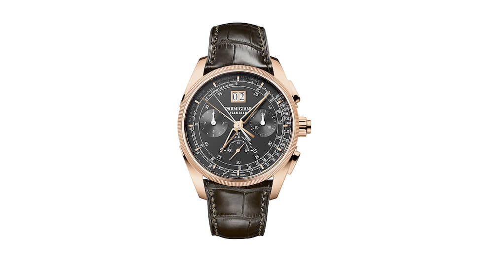 Parmigiani Fleurier, часы Tonda Chronor Slate, 42,1 мм, розовое золото, механизм с ручным подзаводом, запас хода 65 часов, 25 экземпляров