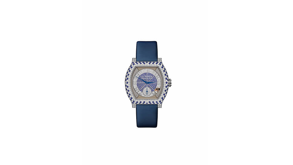 F.P. Journe, часы Elegante, 40 мм, платина, бриллианты, сапфиры, кварцевый механизм