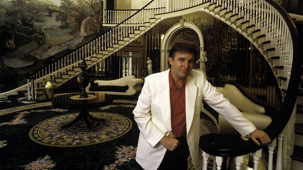 Дональд Трамп в своем доме в Гринвиче в 1987 году