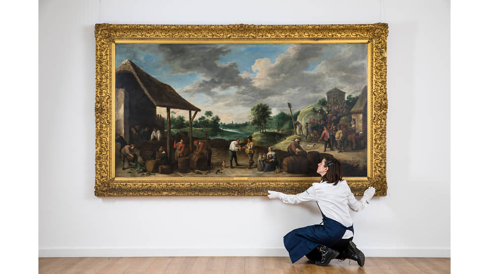 Картина «Урожай вина» фламандского живописца Давида Тенирса Младшего