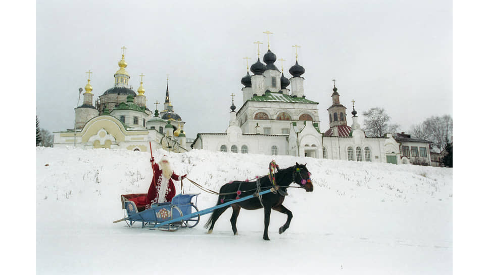 Дед Мороз в окрестностях Великого Устюга
