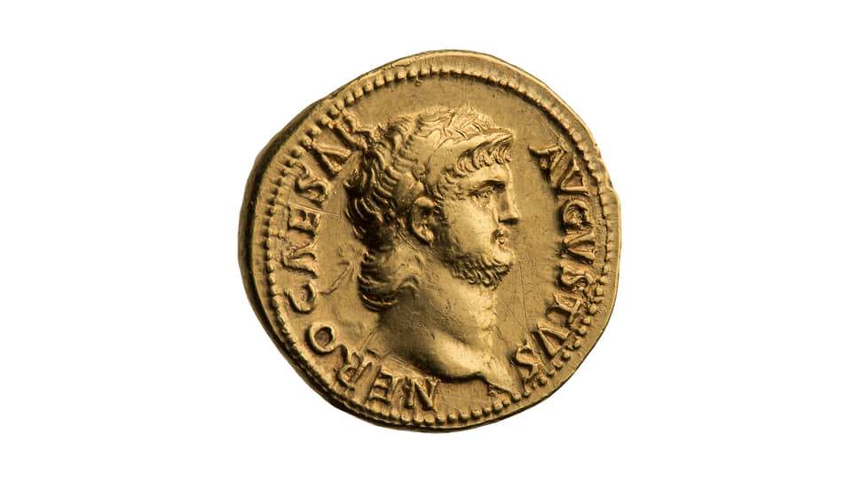 Нерон (54–68 гг. н. э.). Ауреус. Ок. 64–65 гг. н. э. Рим
