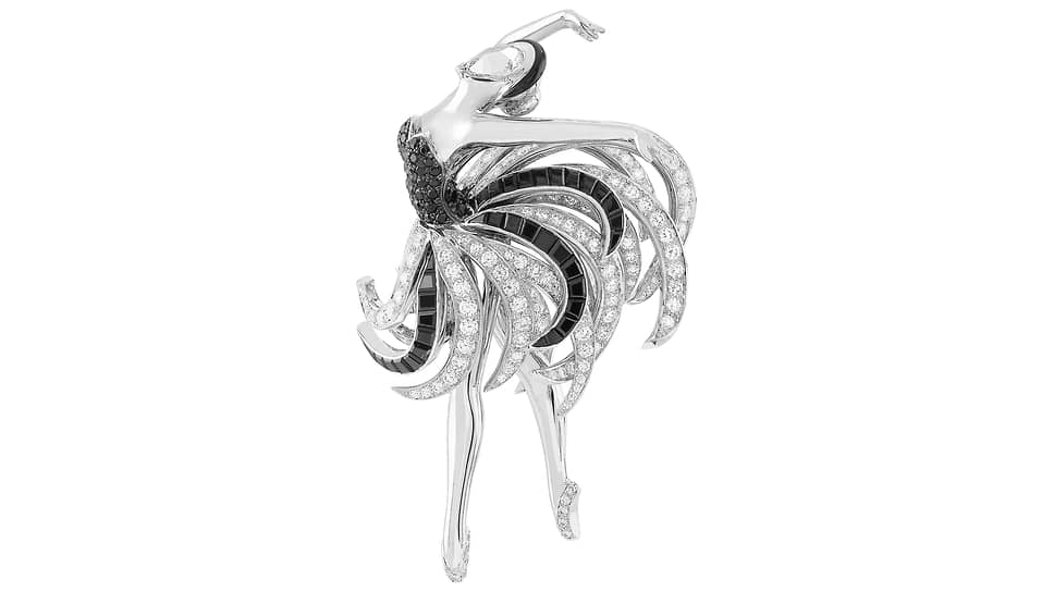 Van Cleef &amp; Arpels Ballerina Swan Lake. Посвященная балету «Лебединое озеро» брошь из коллекции Ballet Precieux