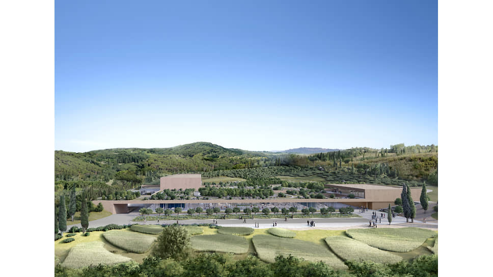 Новая фабрика Fendi строится на основе заброшенной промышленной площадки на холмах Тосканы 