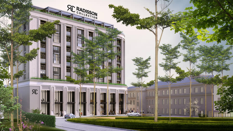 К 2024 году вот такой Radisson Collection Hotel, Sochi будет построен на территории бывшего санатория «Красмашевский»