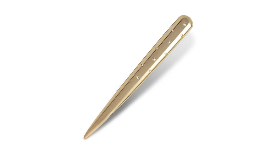 Нож для писем Stars, покрытый 24-каратным золотом, кристаллы Swarovski, L’Objet