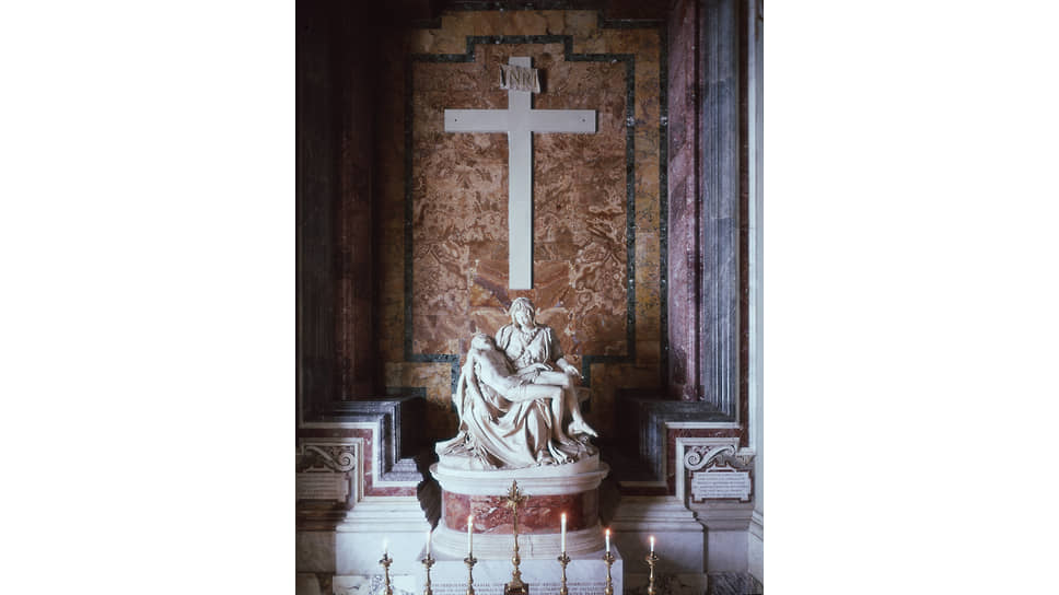 «Оплакивание Христа». Единственная работа Микеланджело, на которой высечена подпись мастера