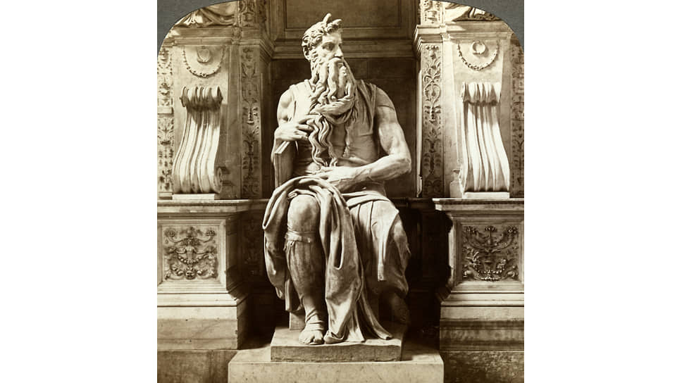 Статуя пророка Моисея для гробницы папы римского Юлия II