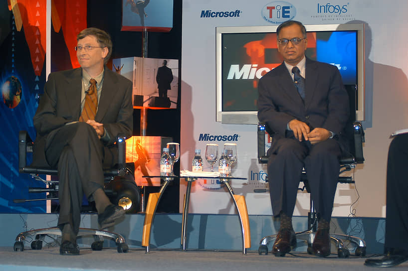 Слева направо: Билл Гейтс, «индийский Билл Гейтс»