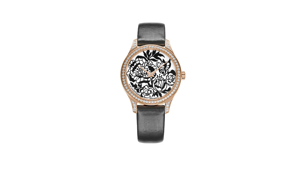 Часы Chopard L.U.C XP Esprit De Fleurier Peony, розовое золото, бриллианты