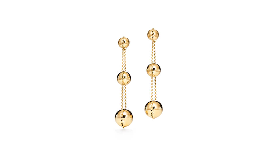 Серьги Tiffany &amp; Co. Hardwear, желтое золото
