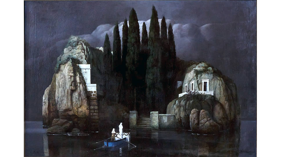 Культовая картина «Остров мертвых» Карло и Арнольда Бёклинов в Эрмитаже