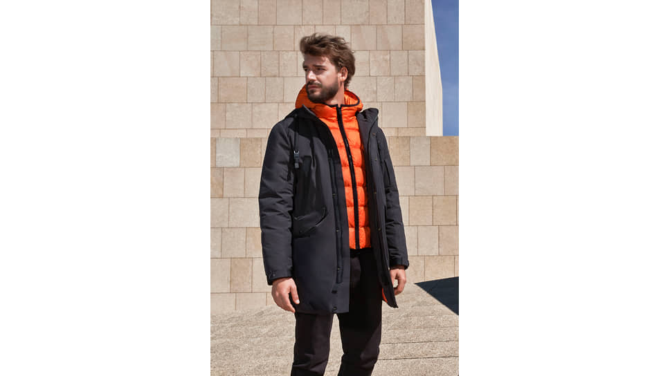 Куртка Radente с ярко-оранжевой отстегивающейся подкладкой