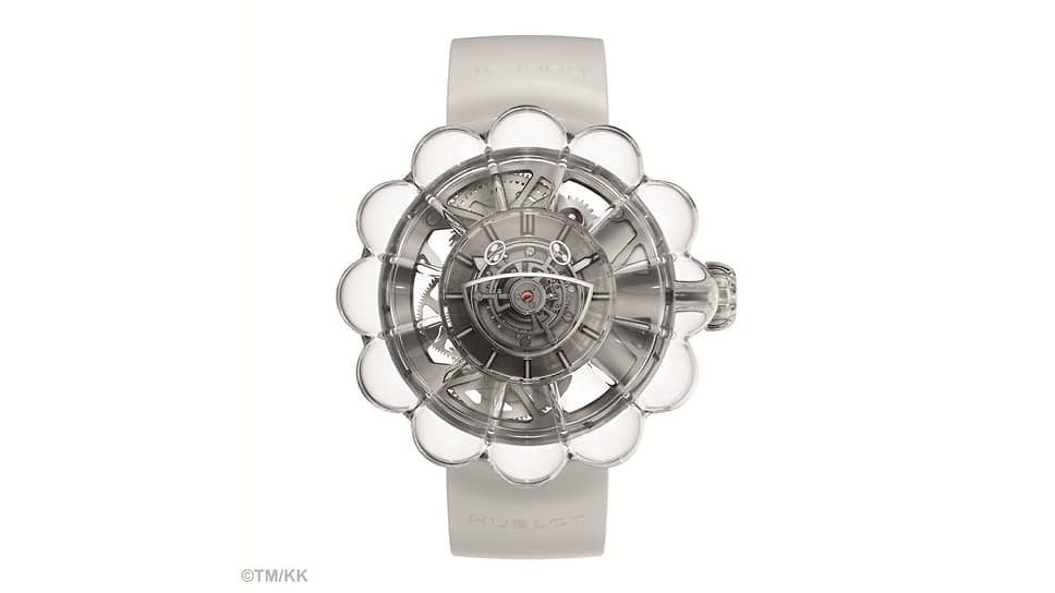 Выпущенные в 50 экземплярах Hublot MP-15 Takashi Murakami Tourbillon Sapphire — самые сложные часы из созданных в содружестве с Такаси Мураками