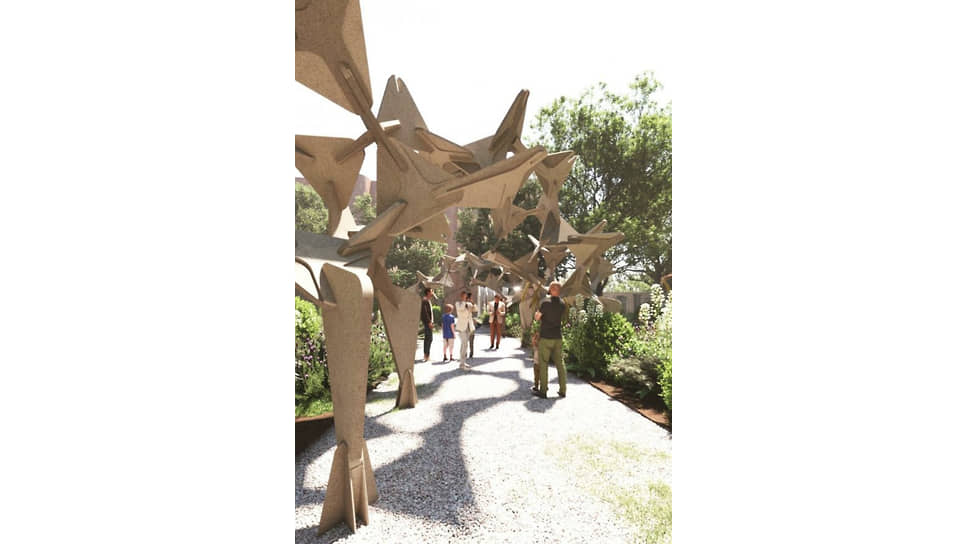 Инсталляция в Ботаническом саду Брера на Миланской неделе дизайна
