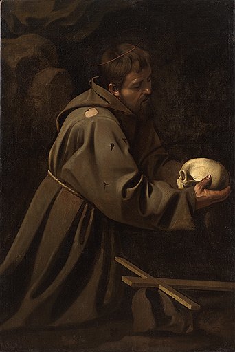Караваджо. «Св. Франциск», около 1602 года. Холст, масло