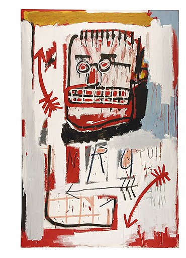 Жан-Мишель Баскья. «Без названия», 1982 год. Christie’s, эстимейт ?2,5–3,5 млн