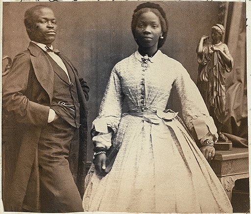 «Джеймс Пинсон Лабуло Дэйвис и Сара Форбс Бонетта», 1862 год