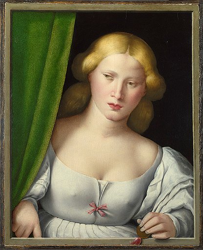 Североитальянский мастер. «Женщина у окна», 1510–1530 годы. После реставрации